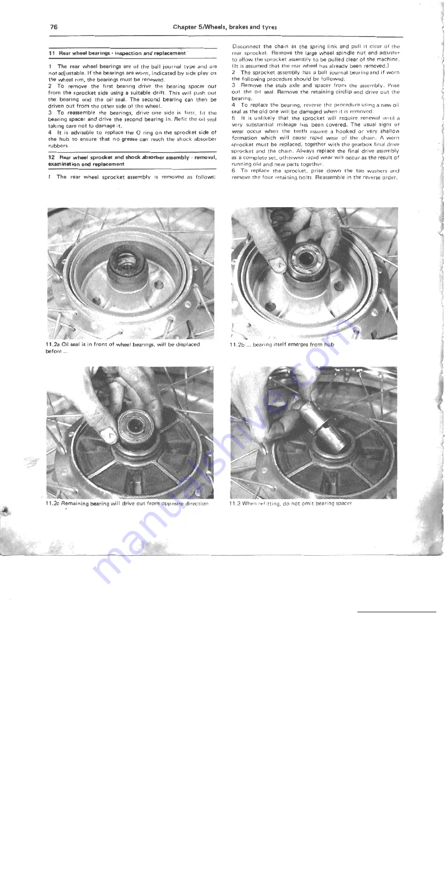 Yamaha YS1-E Owners Workshop Manual Download Page 76