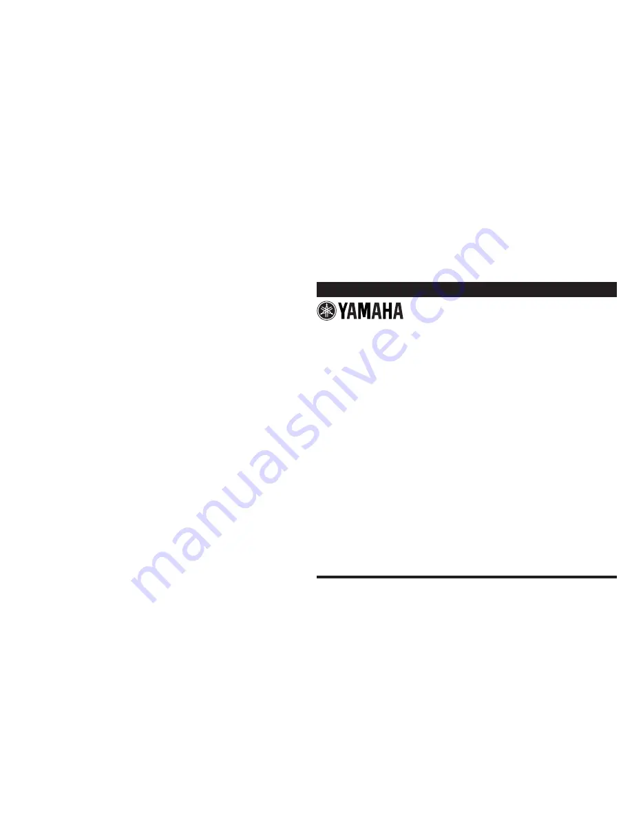 Yamaha YSP-1 Service Manual Download Page 68