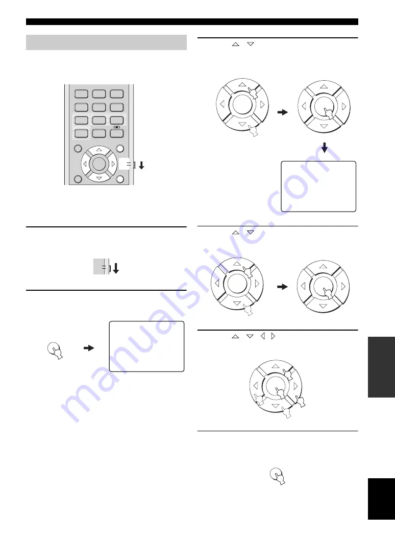 Yamaha YSP 1100 - Digital Sound Projector Five CH Speaker Скачать руководство пользователя страница 63