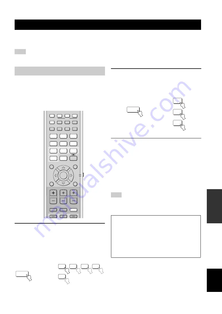 Yamaha YSP 1100 - Digital Sound Projector Five CH Speaker Owner'S Manual Download Page 83