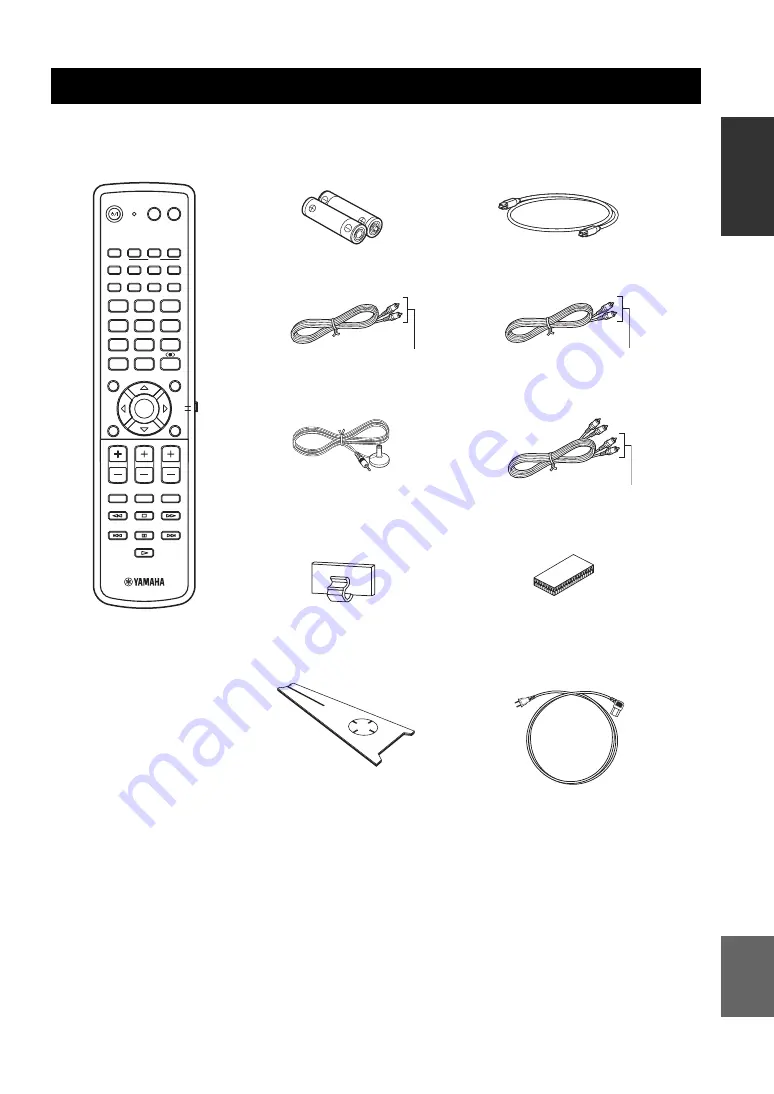 Yamaha YSP 1100 - Digital Sound Projector Five CH Speaker Owner'S Manual Download Page 99