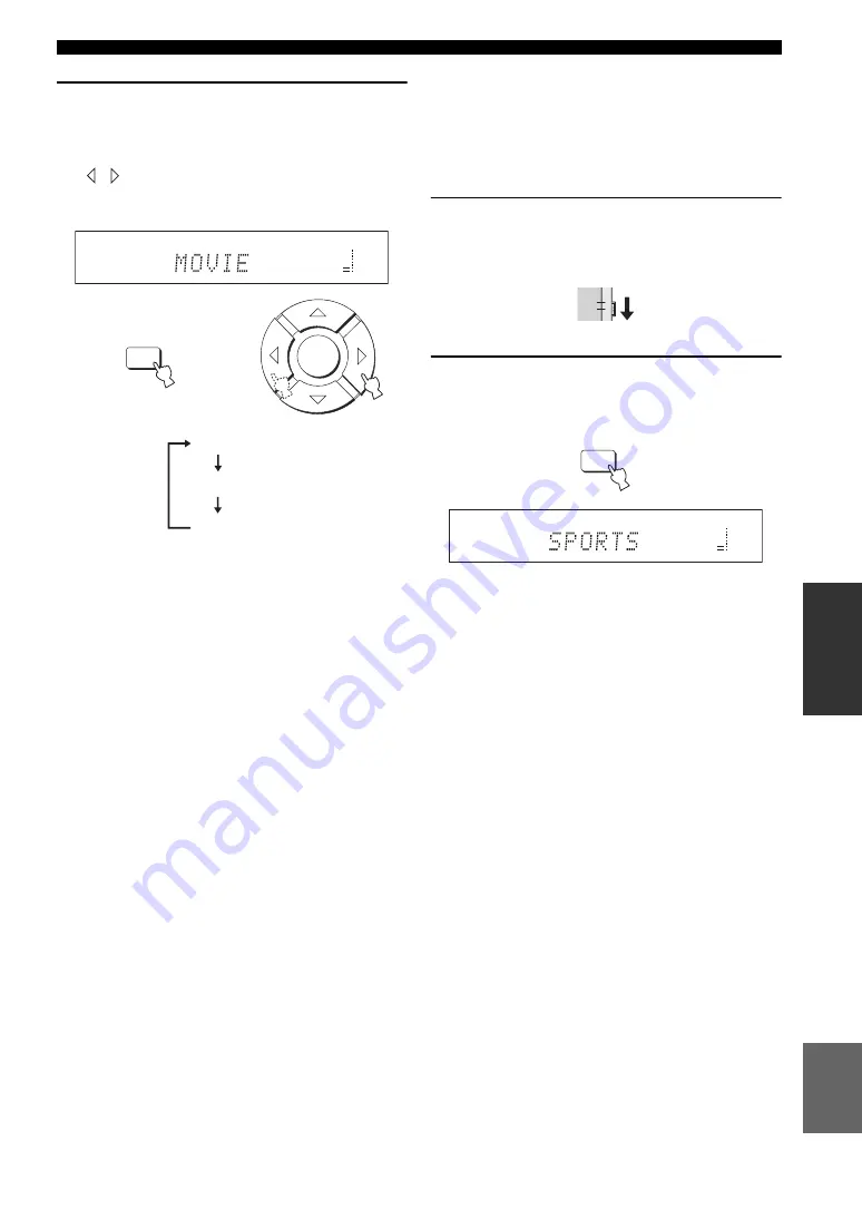 Yamaha YSP 1100 - Digital Sound Projector Five CH Speaker Owner'S Manual Download Page 147