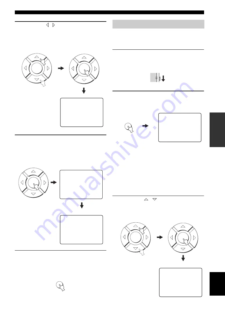 Yamaha YSP 1100 - Digital Sound Projector Five CH Speaker Скачать руководство пользователя страница 223