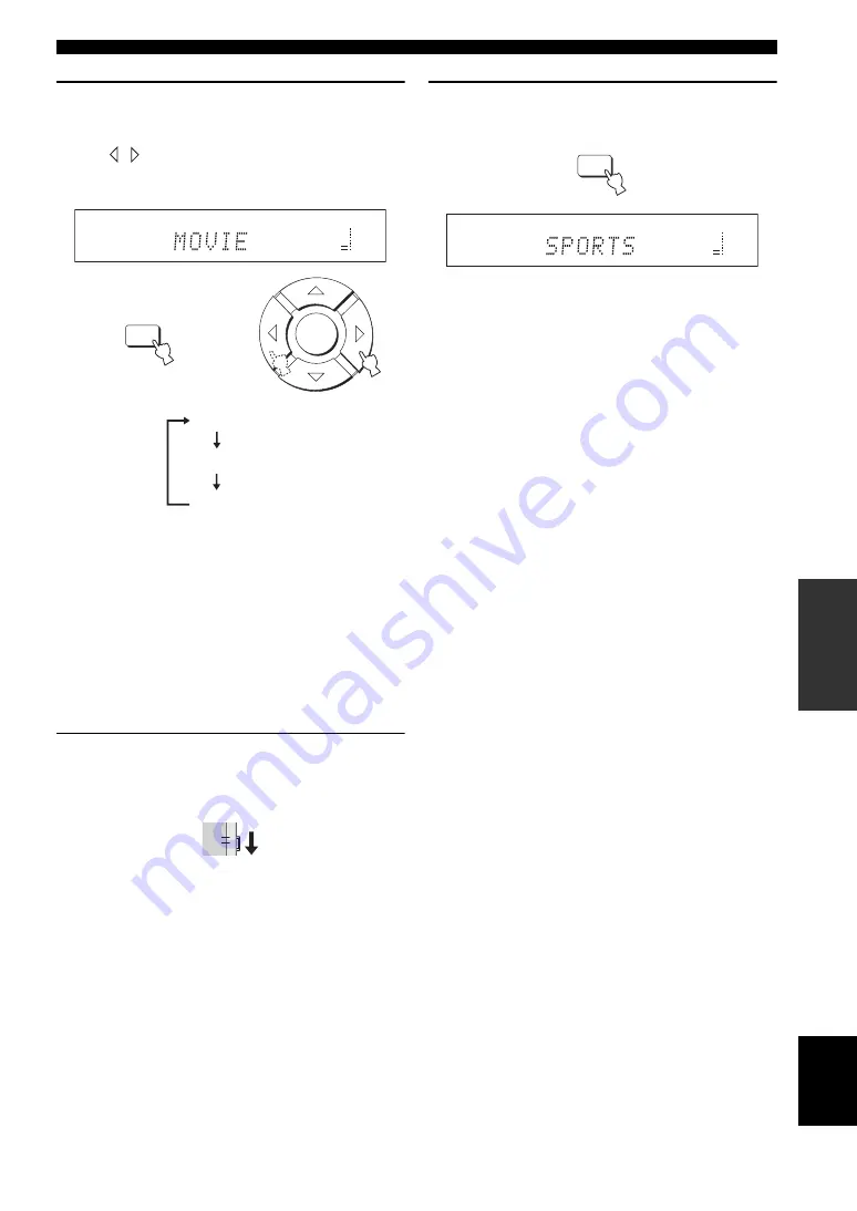 Yamaha YSP 1100 - Digital Sound Projector Five CH Speaker Owner'S Manual Download Page 239