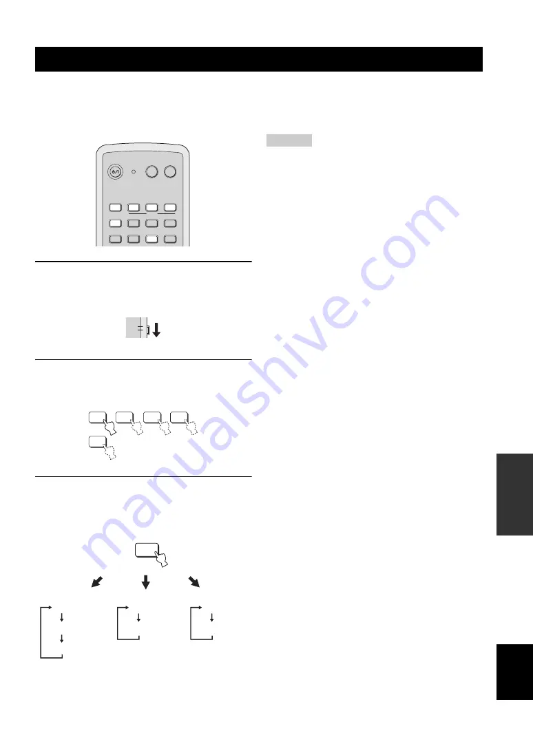 Yamaha YSP 1100 - Digital Sound Projector Five CH Speaker Owner'S Manual Download Page 261