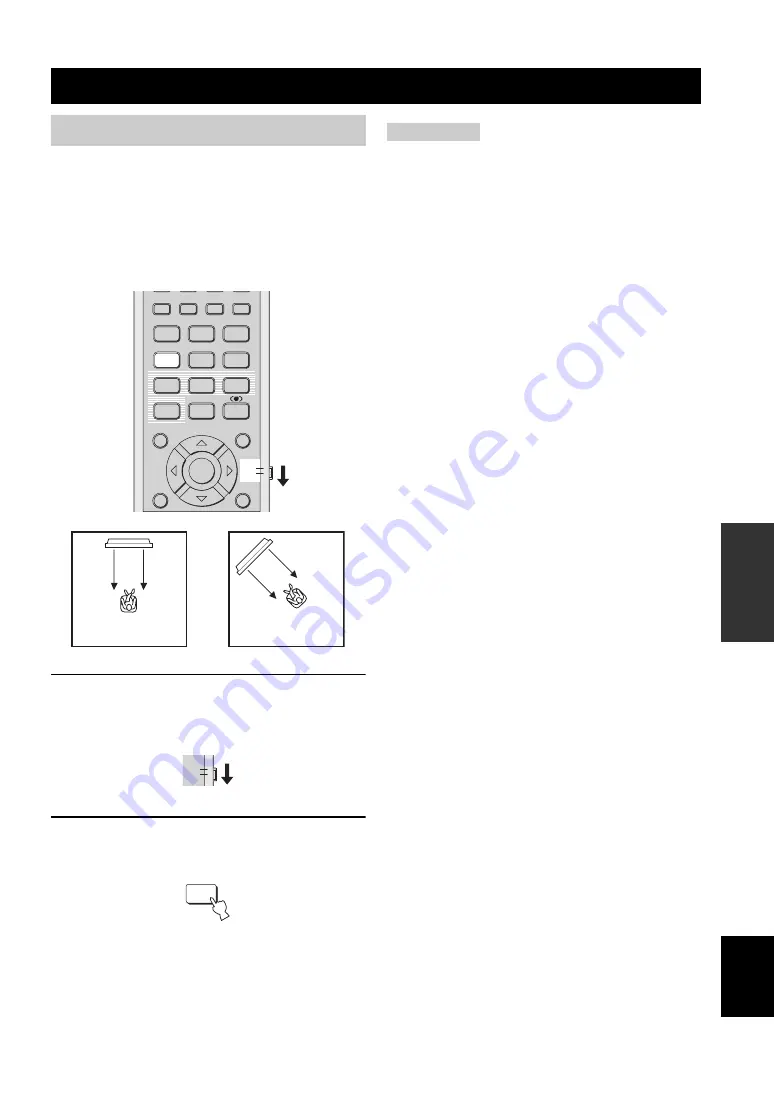 Yamaha YSP 1100 - Digital Sound Projector Five CH Speaker Owner'S Manual Download Page 417