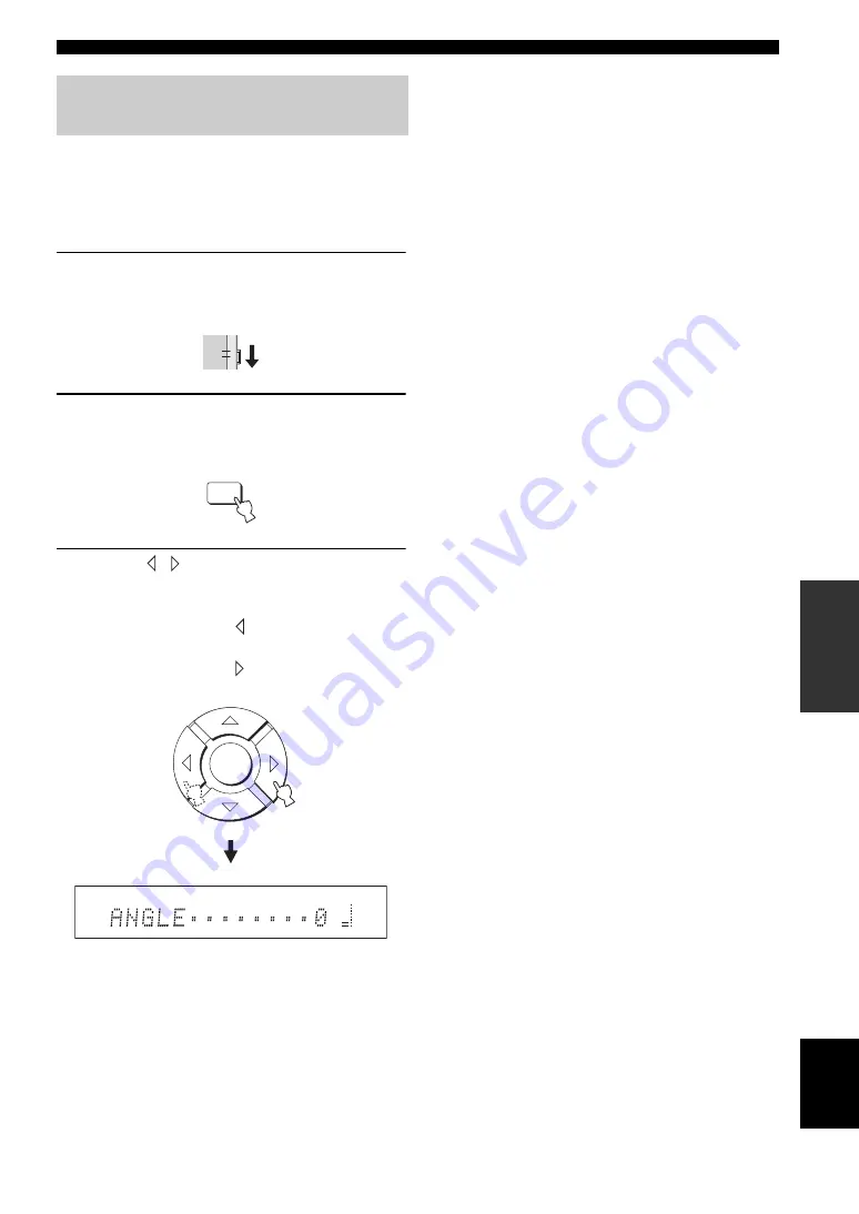 Yamaha YSP 1100 - Digital Sound Projector Five CH Speaker Owner'S Manual Download Page 419