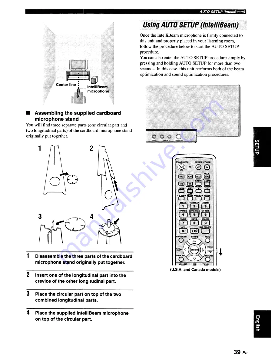 Yamaha YSP-4000 Owner'S Manual Download Page 43