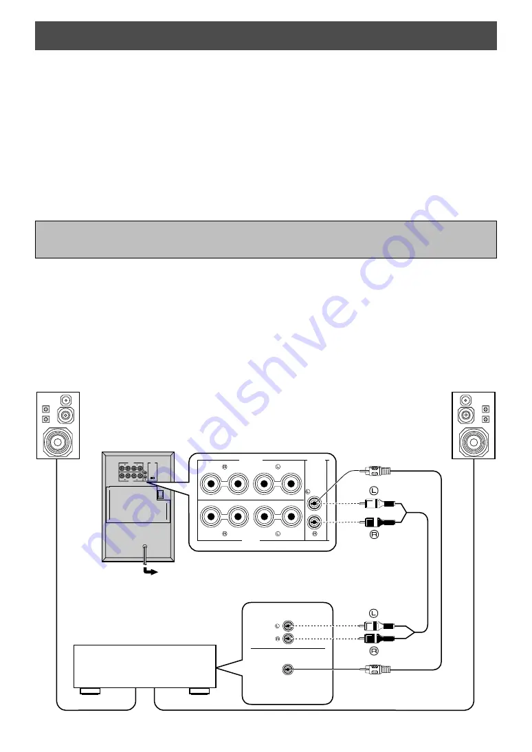 Yamaha YST-SW105 Owner'S Manual Download Page 62