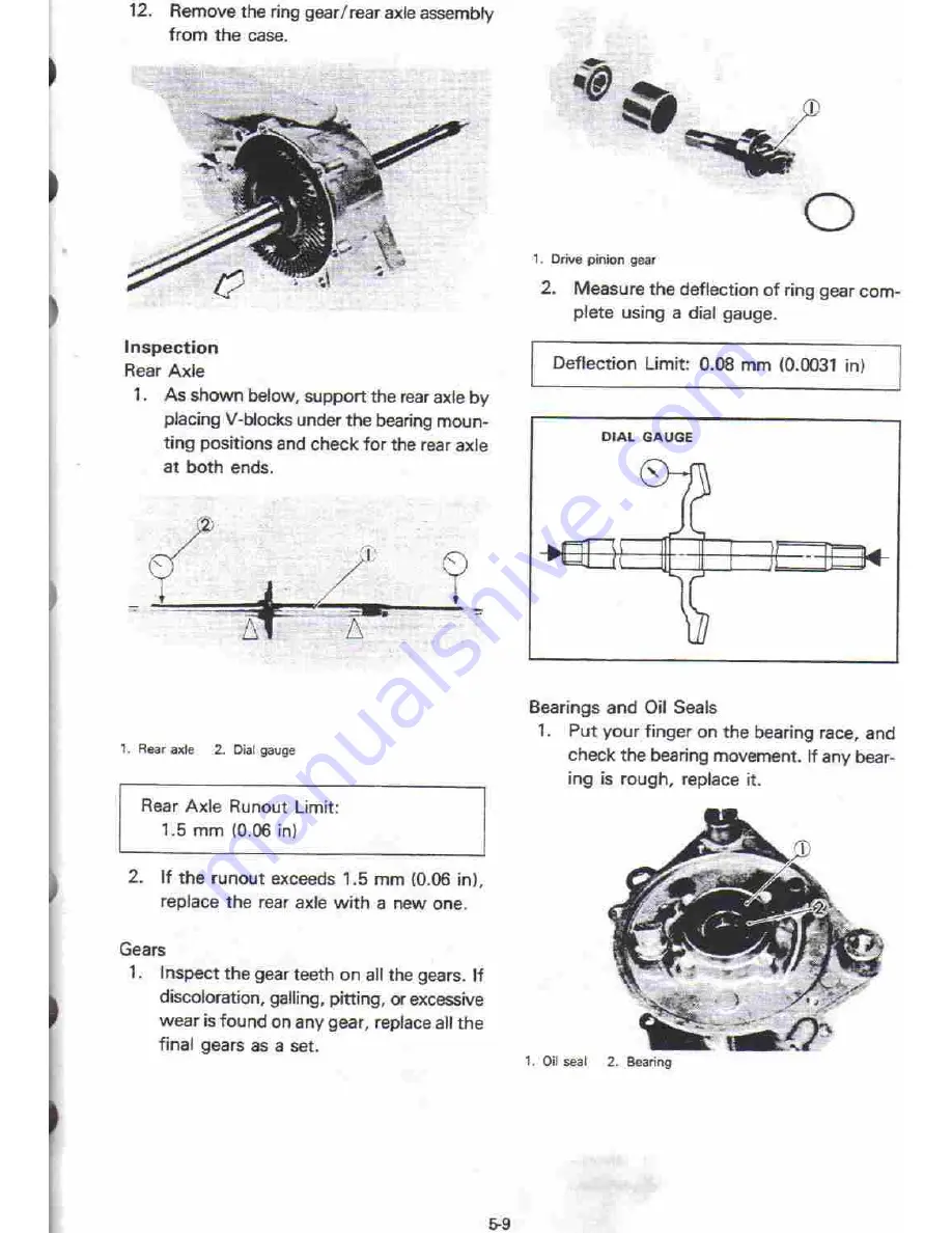 Yamaha YT 60L Service Manual Download Page 62