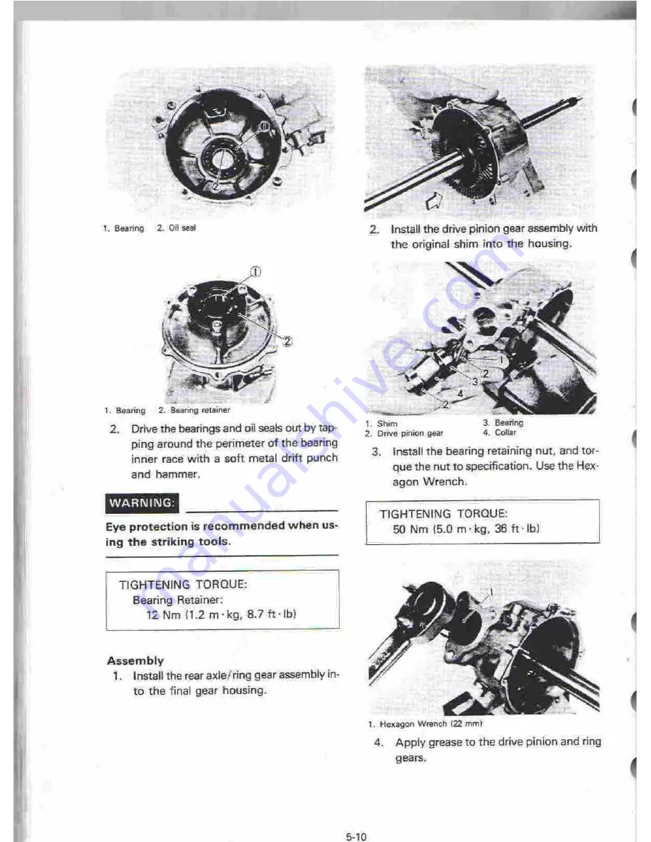 Yamaha YT 60L Скачать руководство пользователя страница 63