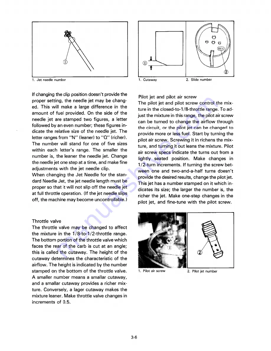 Yamaha YTZ250S 1986 Service Manual Download Page 47