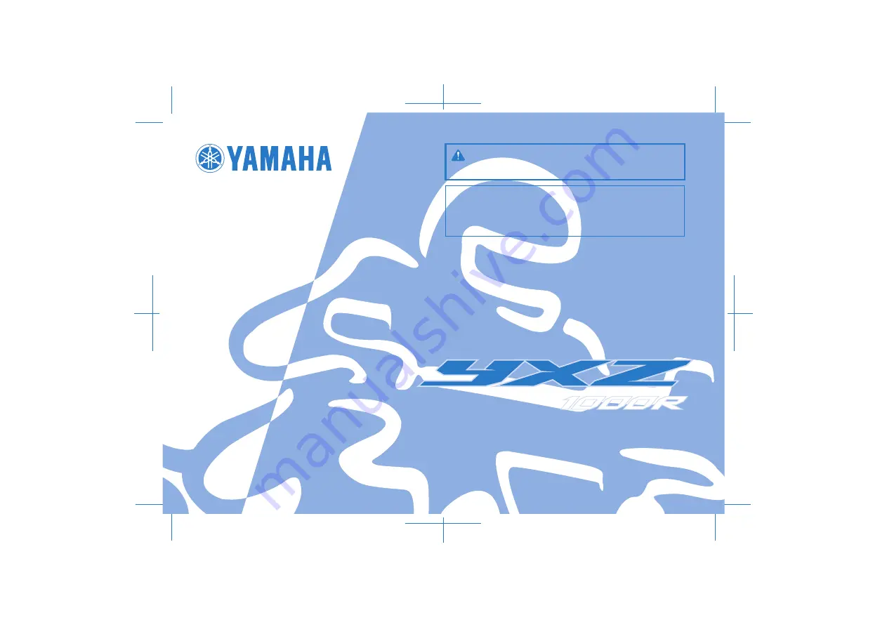 Yamaha YXZ 1000R YXZ10YMXN Owner'S Manual Download Page 1