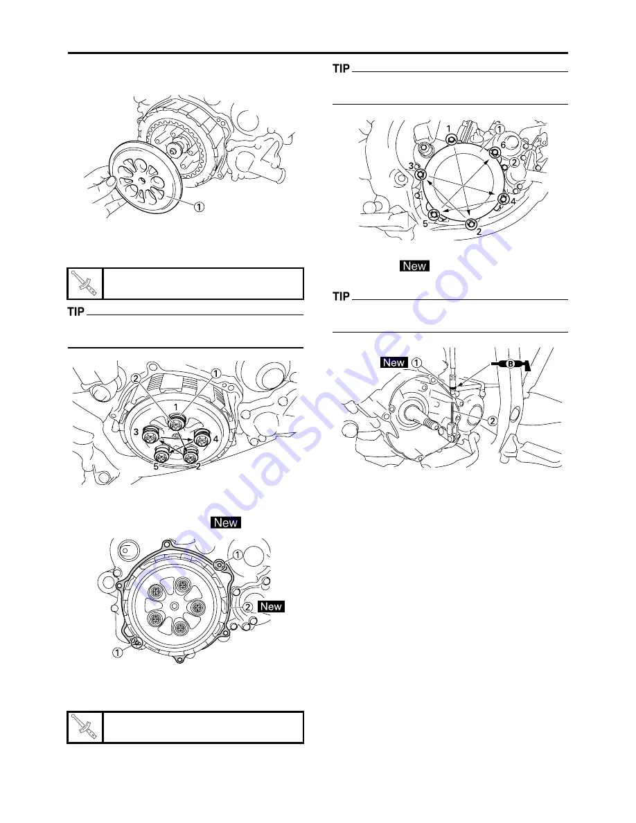 Yamaha YZ125 2009 Owner'S Service Manual Download Page 116