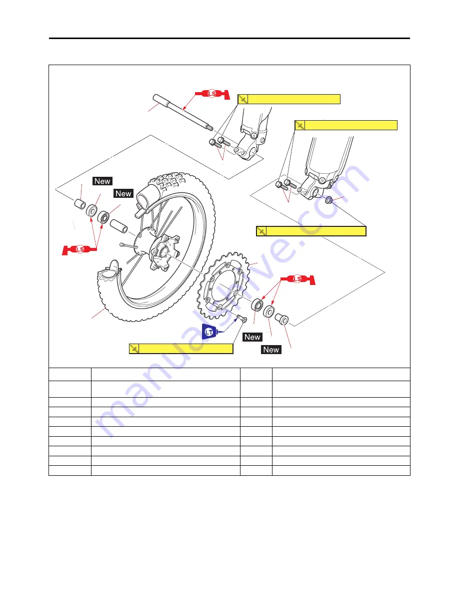 Yamaha YZ125 2021 Owner'S Service Manual Download Page 95