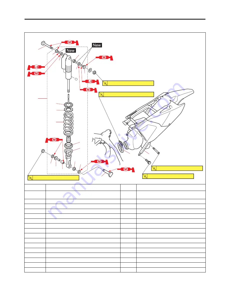 Yamaha YZ125 2021 Owner'S Service Manual Download Page 146