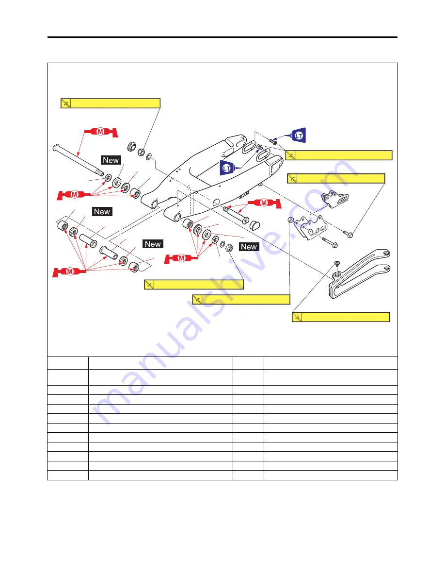 Yamaha YZ125 2021 Owner'S Service Manual Download Page 151