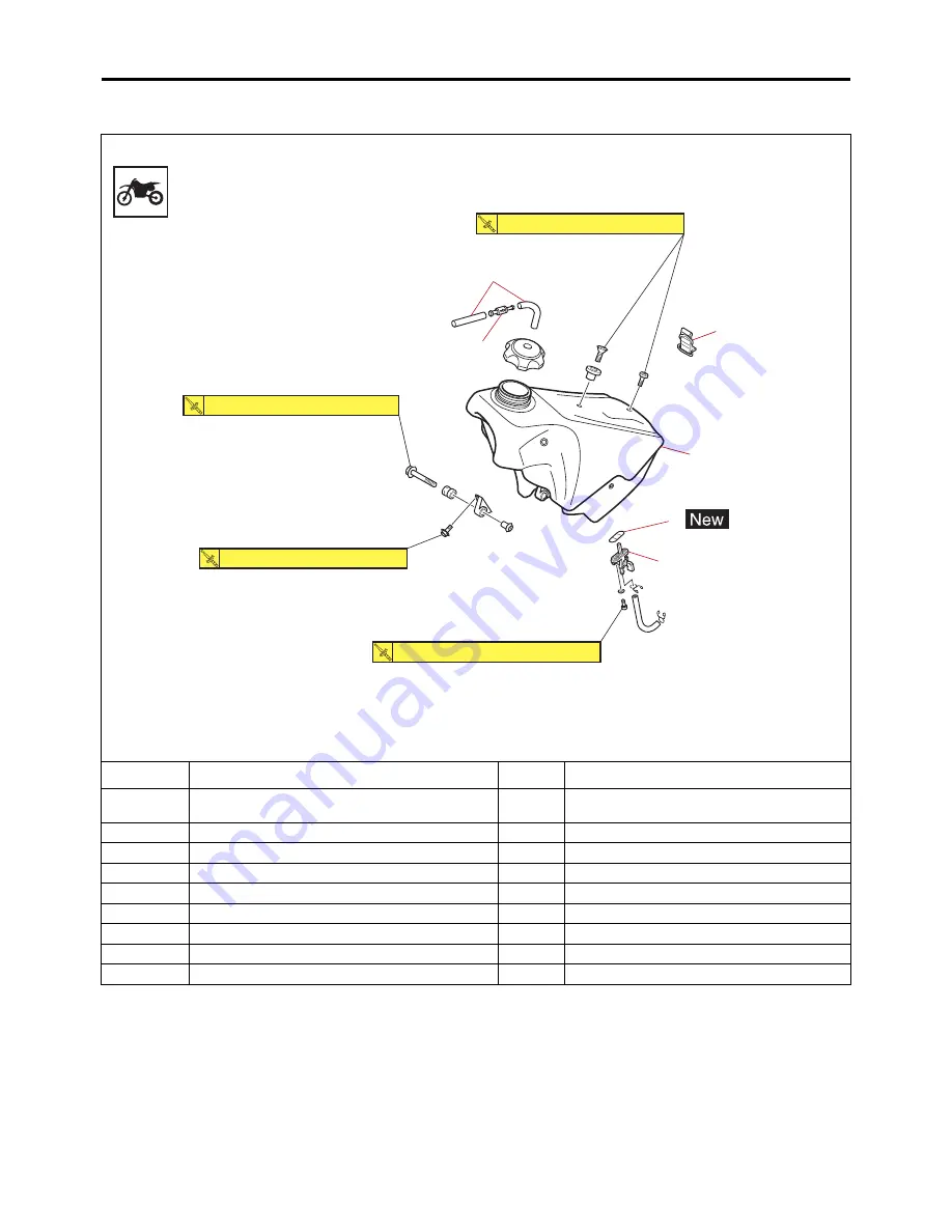 Yamaha YZ125 2021 Owner'S Service Manual Download Page 216