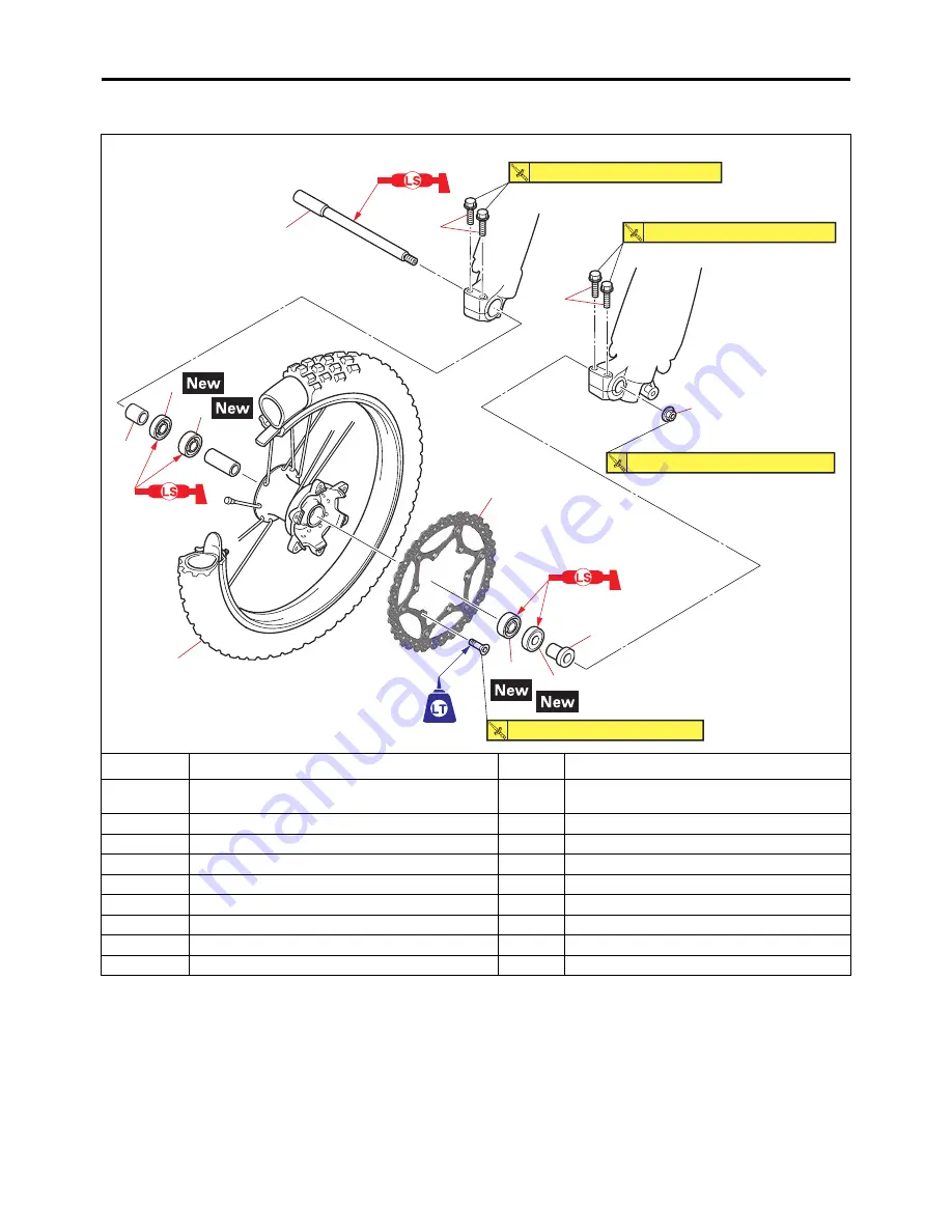 Yamaha YZ125 2022 Скачать руководство пользователя страница 95