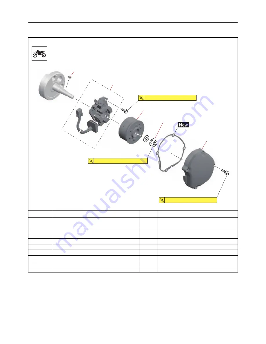 Yamaha YZ125 2022 Owner'S Service Manual Download Page 176