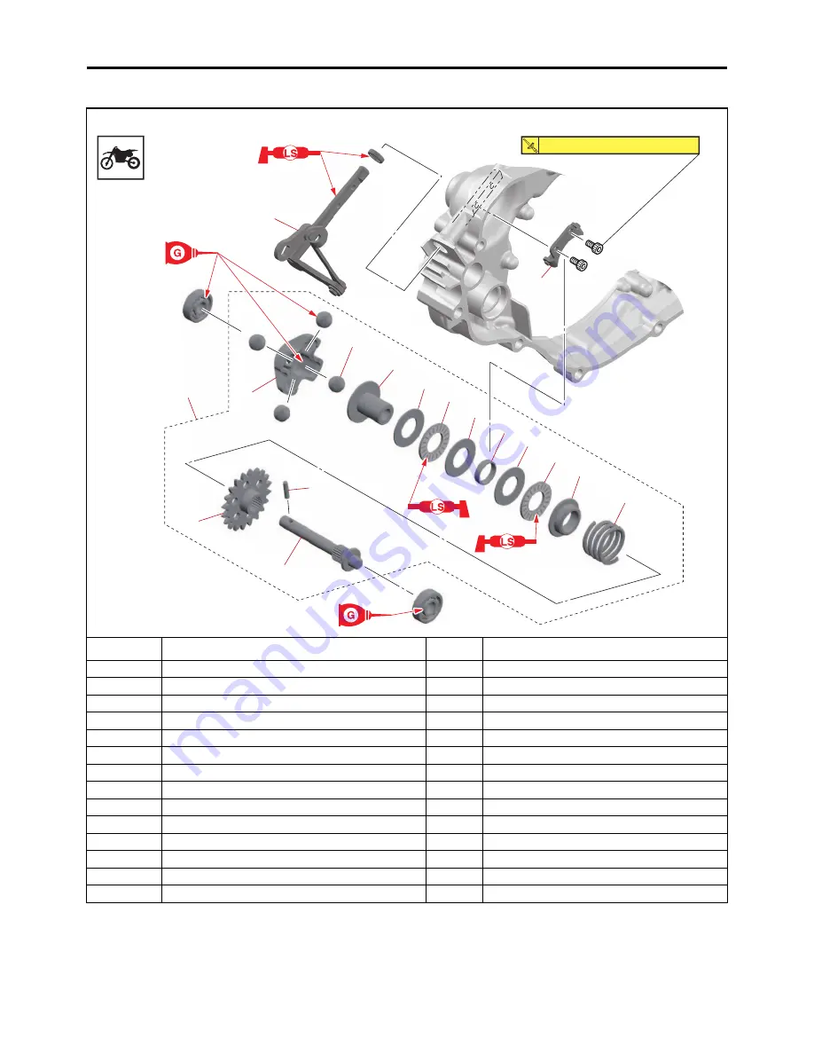 Yamaha YZ125 2022 Owner'S Service Manual Download Page 185