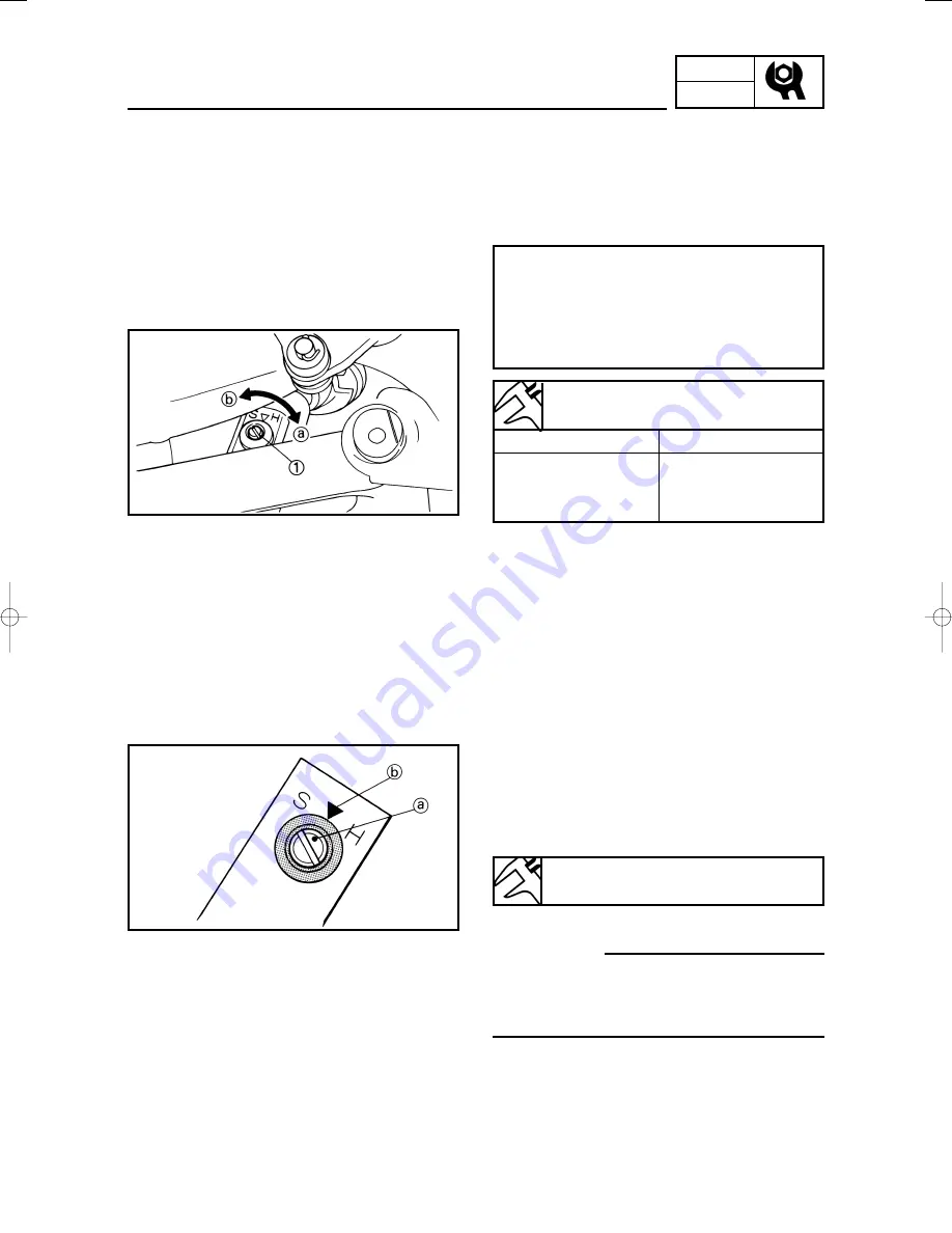 Yamaha YZ125(S)/LC Owner'S Service Manual Download Page 194