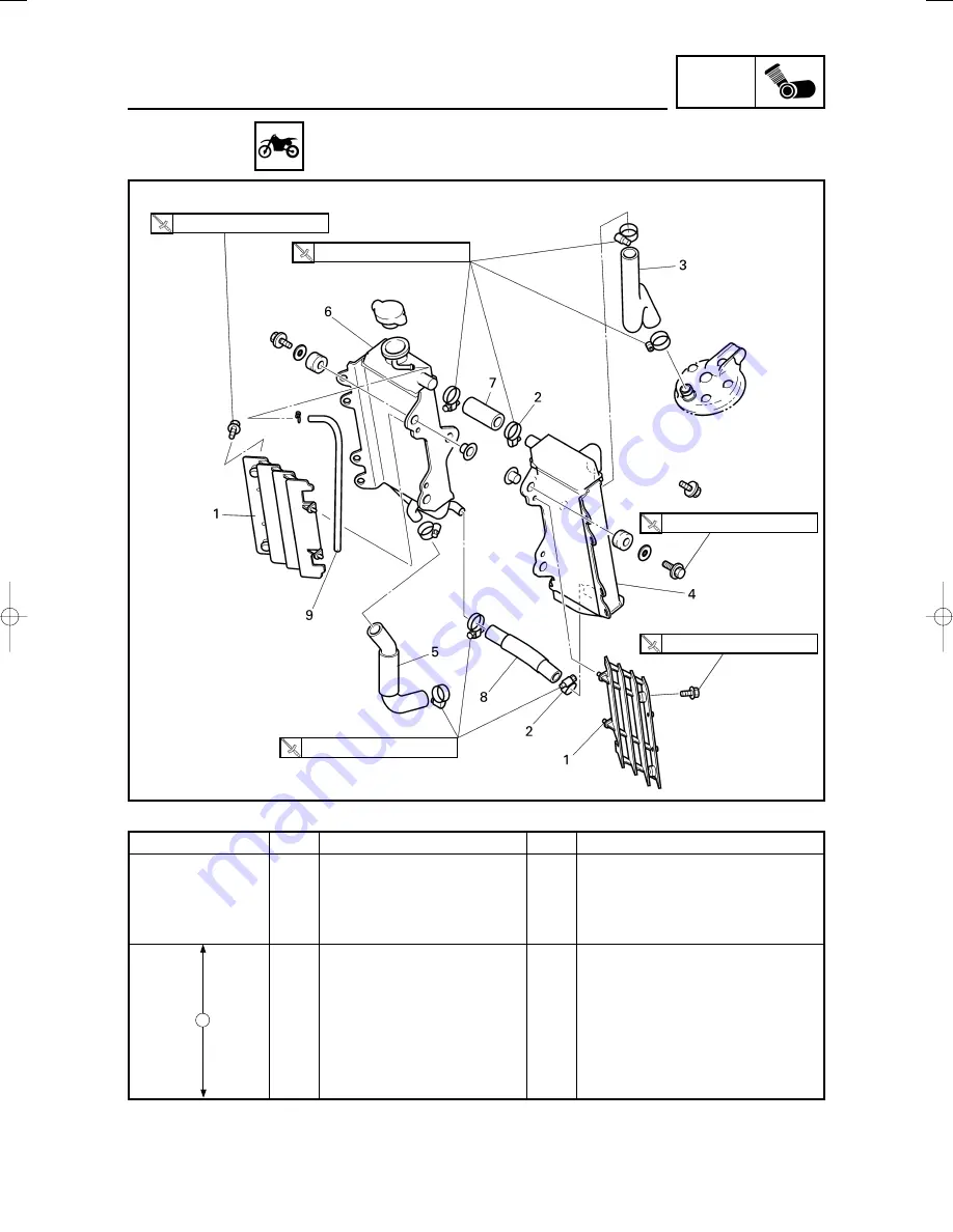 Yamaha YZ125(S)/LC Owner'S Service Manual Download Page 220