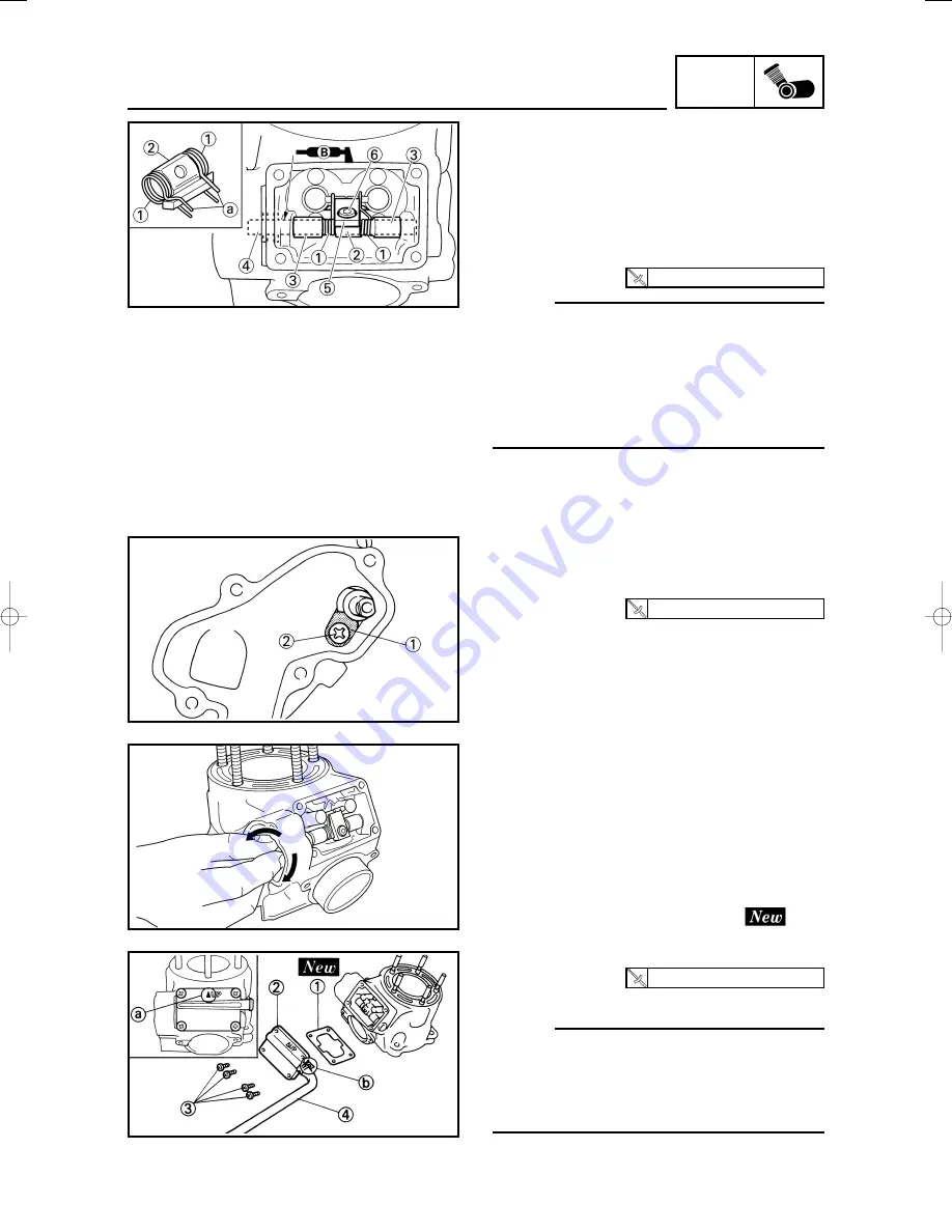 Yamaha YZ125(S)/LC Owner'S Service Manual Download Page 264