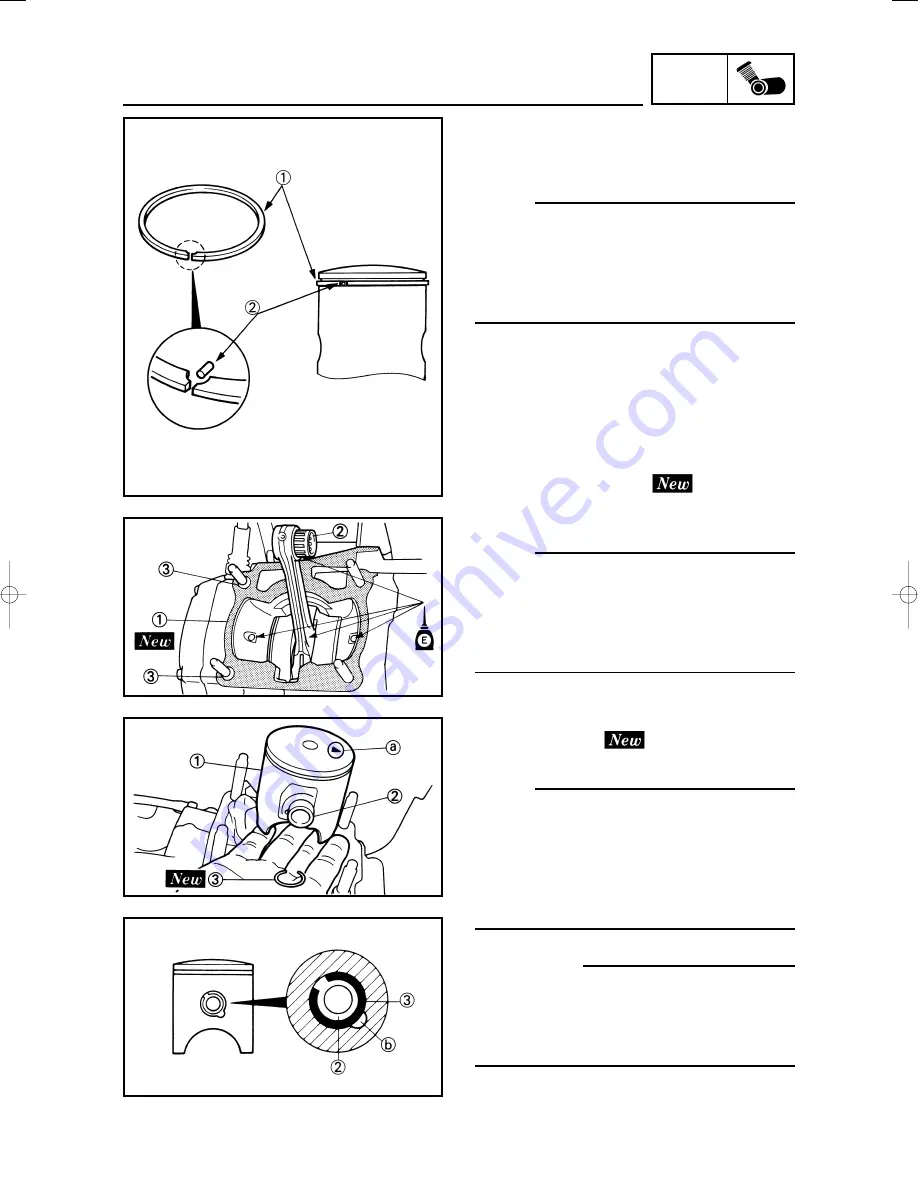 Yamaha YZ125(S)/LC Owner'S Service Manual Download Page 266