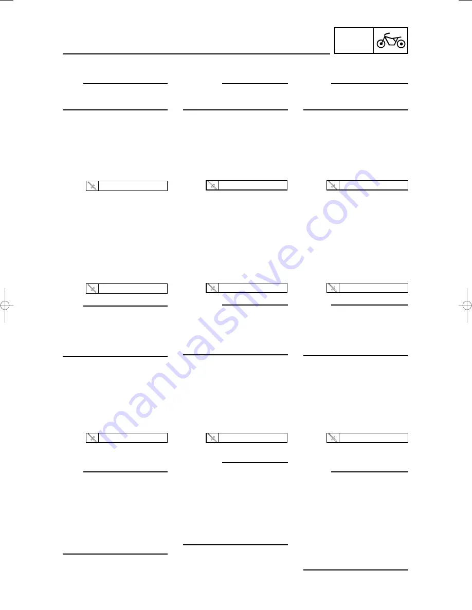 Yamaha YZ125(S)/LC Owner'S Service Manual Download Page 373