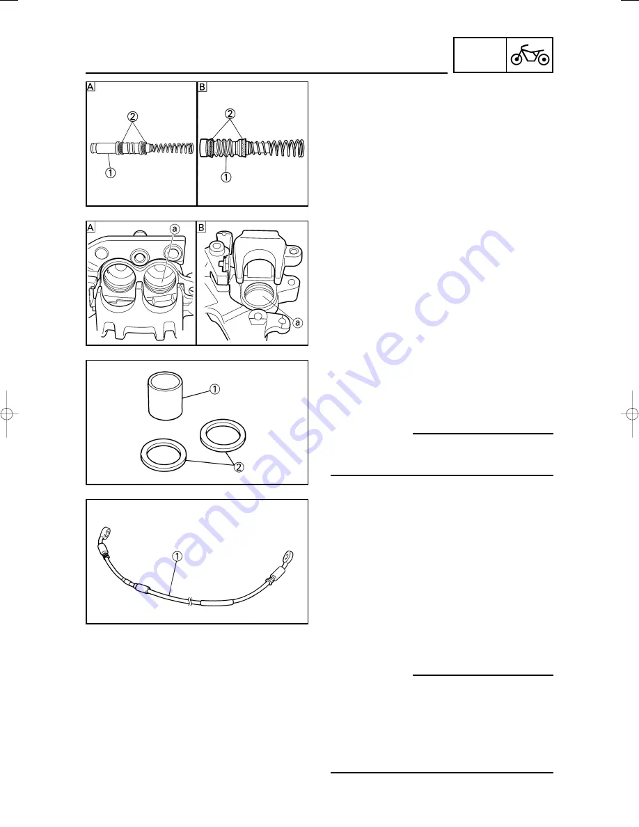 Yamaha YZ125(S)/LC Owner'S Service Manual Download Page 392