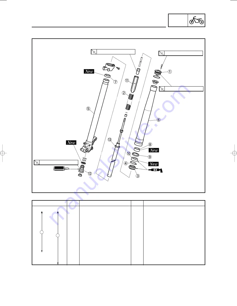 Yamaha YZ125(S)/LC Owner'S Service Manual Download Page 414