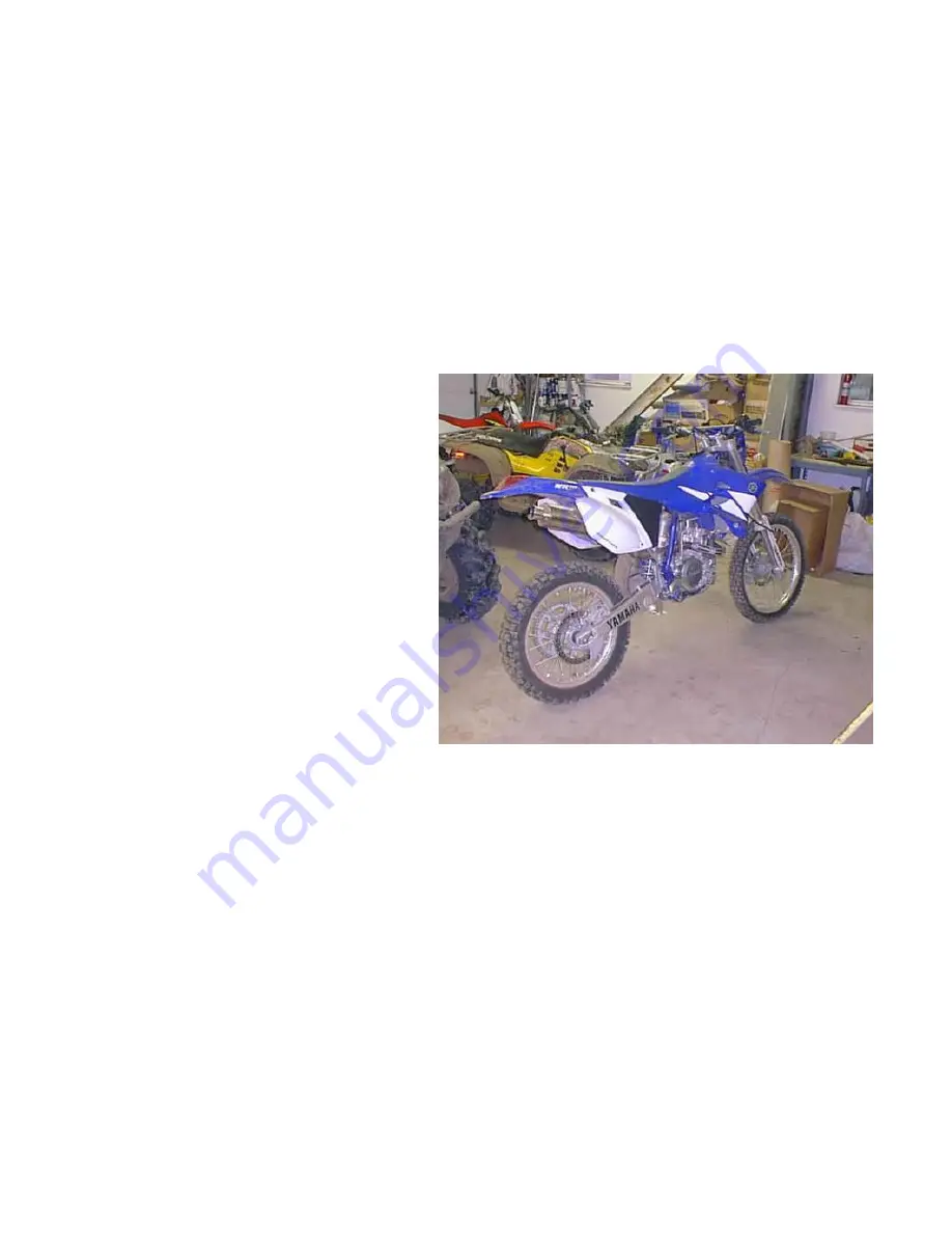 Yamaha YZ250 2001 Repair Manual Download Page 12