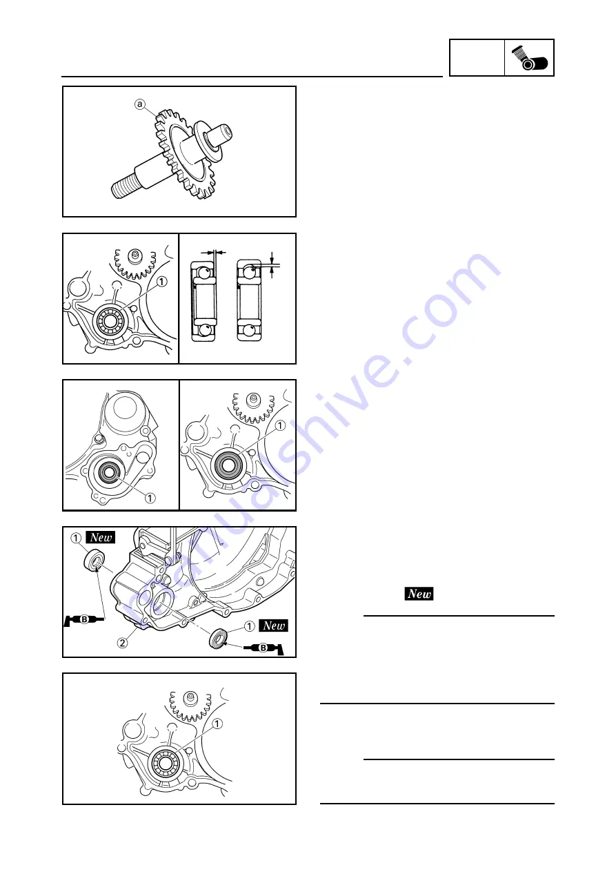 Yamaha YZ250 Owner'S Service Manual Download Page 326