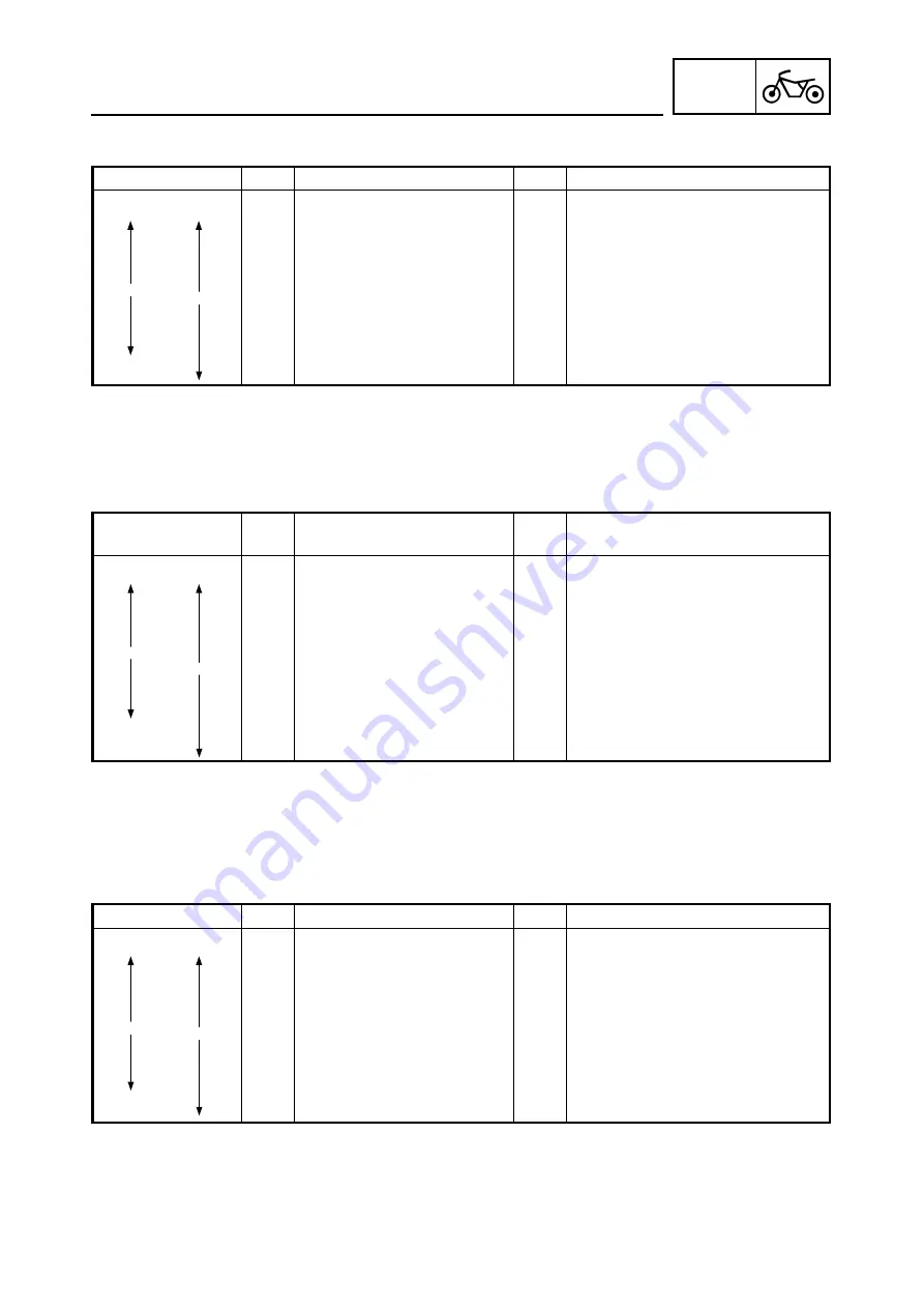 Yamaha YZ250 Owner'S Service Manual Download Page 425