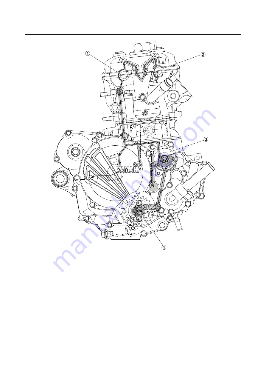 Yamaha YZ250F 2014 Скачать руководство пользователя страница 70