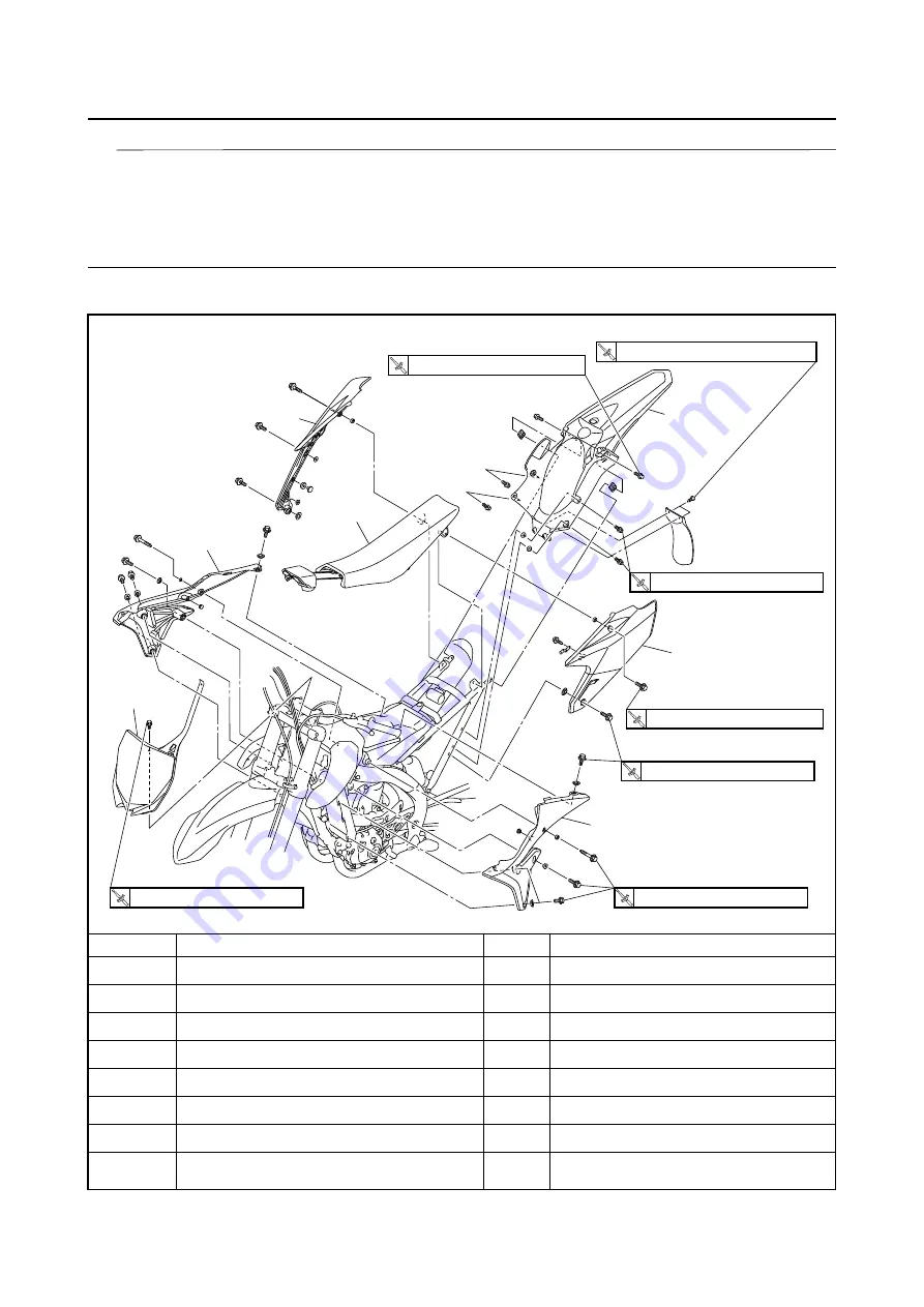 Yamaha YZ250F 2014 Owner'S Service Manual Download Page 125