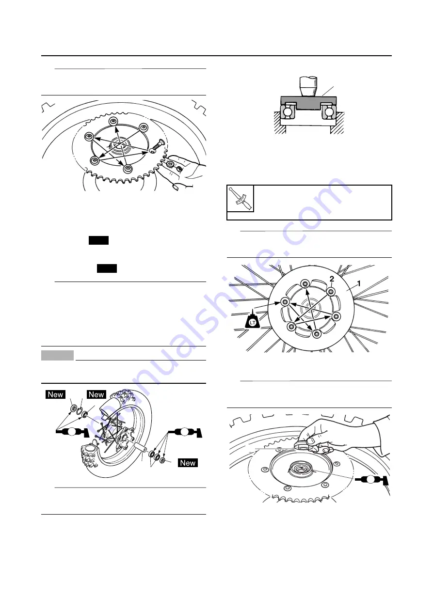 Yamaha YZ250F 2014 Owner'S Service Manual Download Page 133