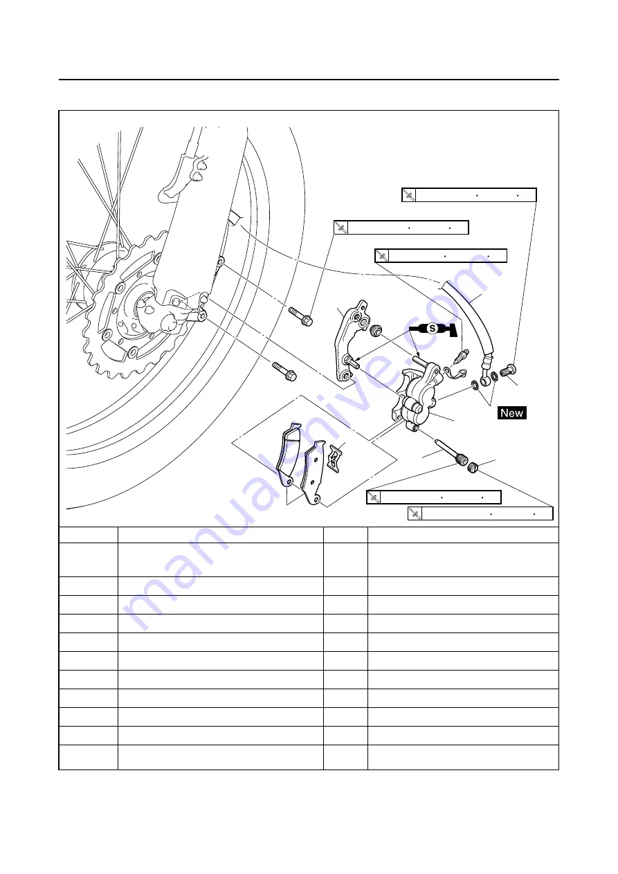 Yamaha YZ250F 2014 Owner'S Service Manual Download Page 135