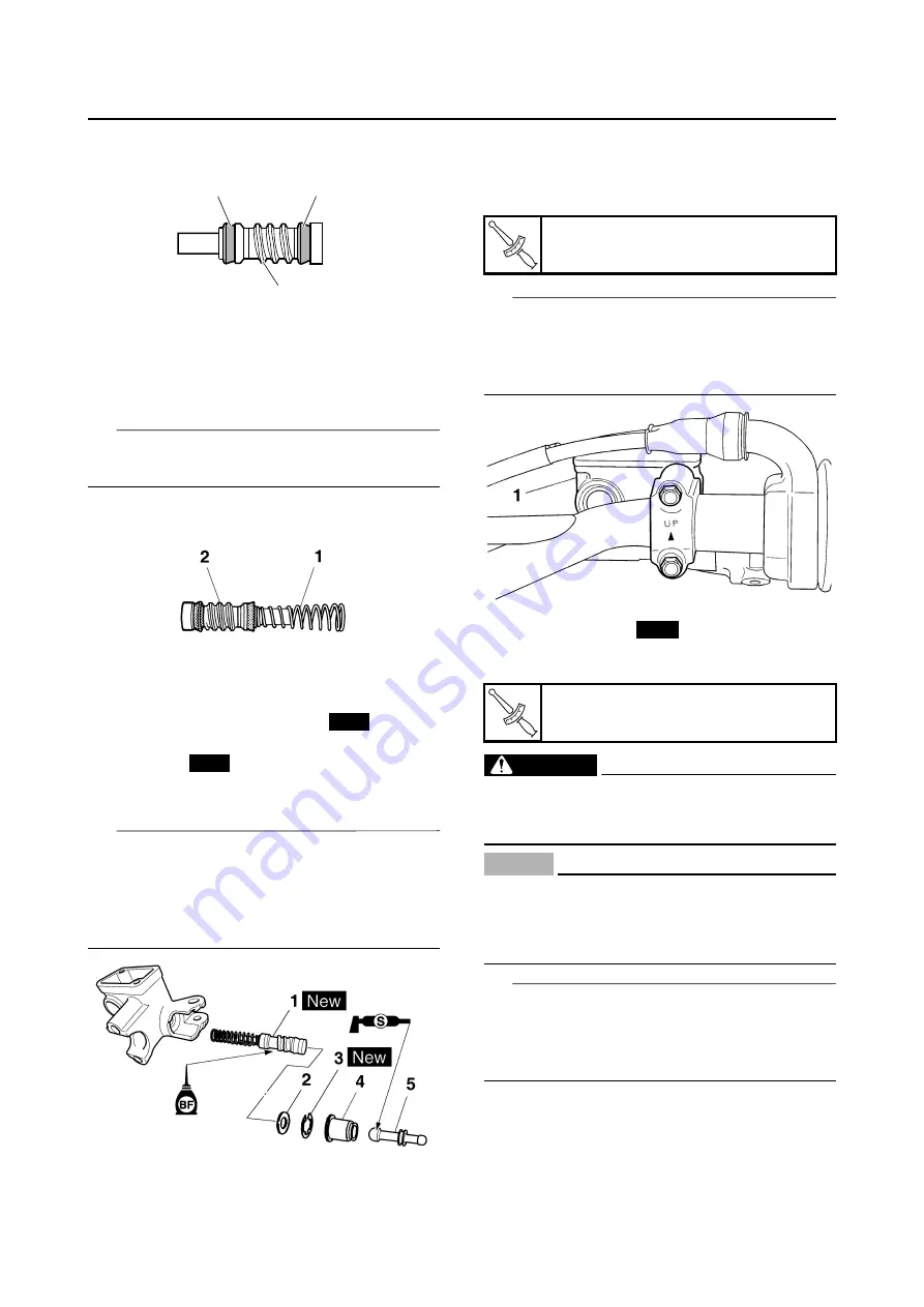 Yamaha YZ250F 2014 Owner'S Service Manual Download Page 143