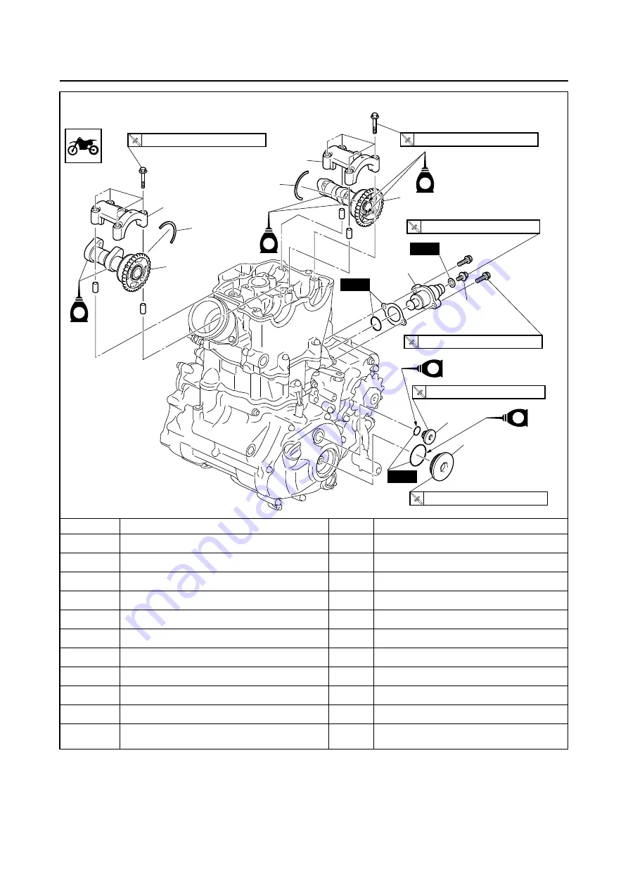 Yamaha YZ250F 2014 Owner'S Service Manual Download Page 205