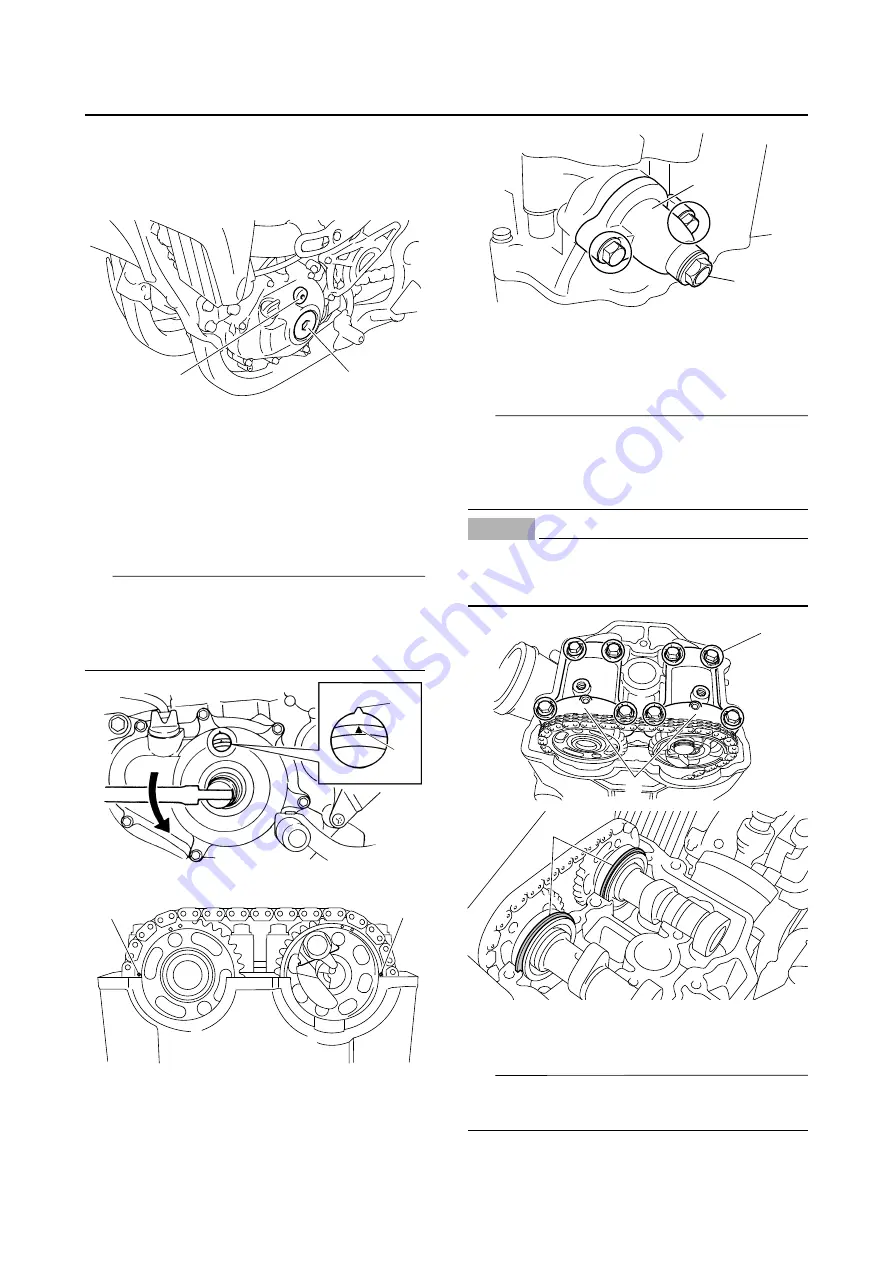 Yamaha YZ250F 2014 Owner'S Service Manual Download Page 206