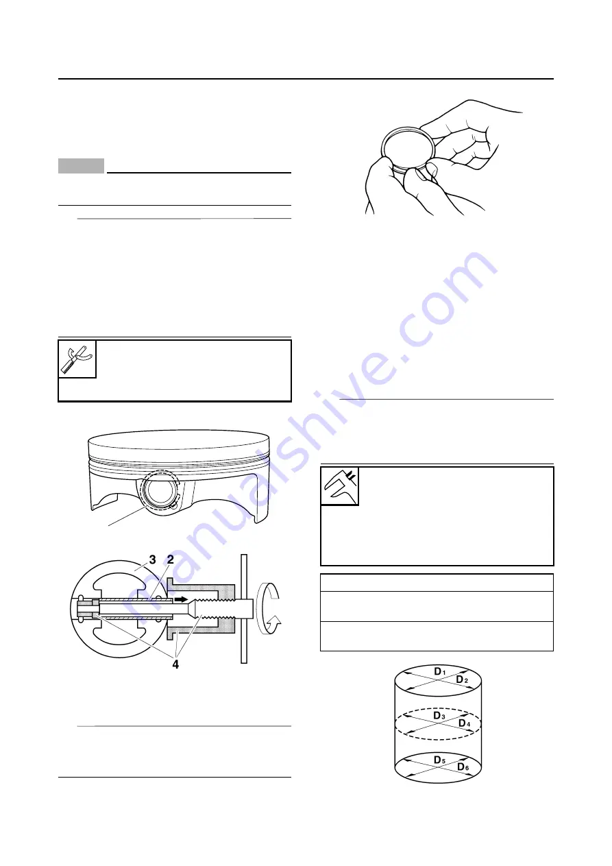 Yamaha YZ250F 2014 Owner'S Service Manual Download Page 224