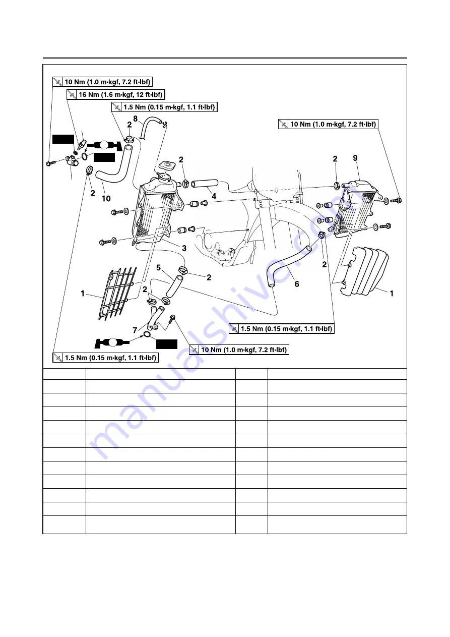 Yamaha YZ250F 2014 Owner'S Service Manual Download Page 269