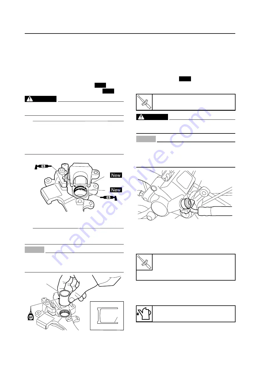 Yamaha YZ250F 2016 Owner'S Service Manual Download Page 151