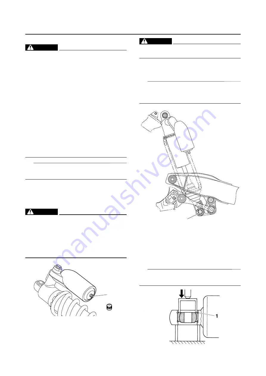 Yamaha YZ250F 2016 Owner'S Service Manual Download Page 180