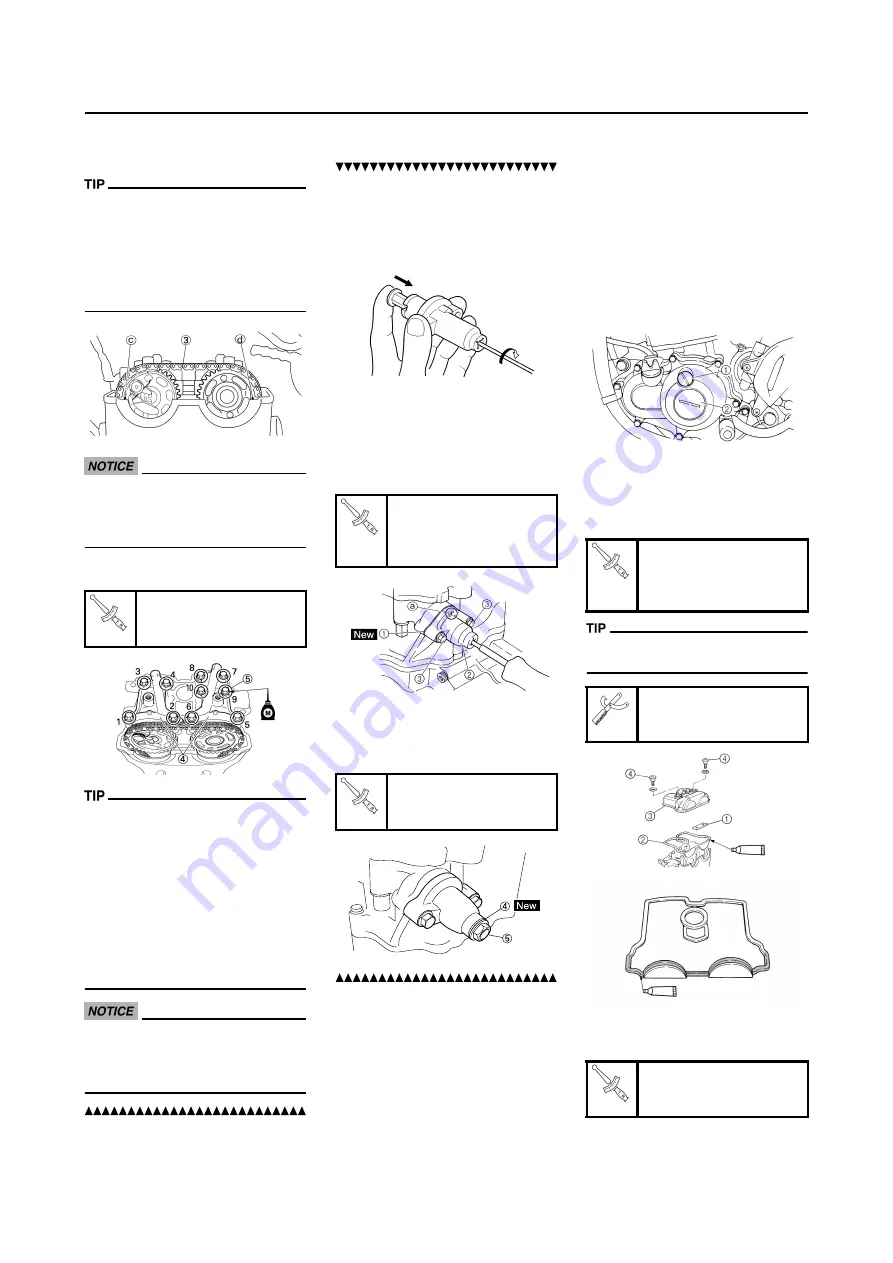 Yamaha yz250f A 2011 Owner'S Service Manual Download Page 92