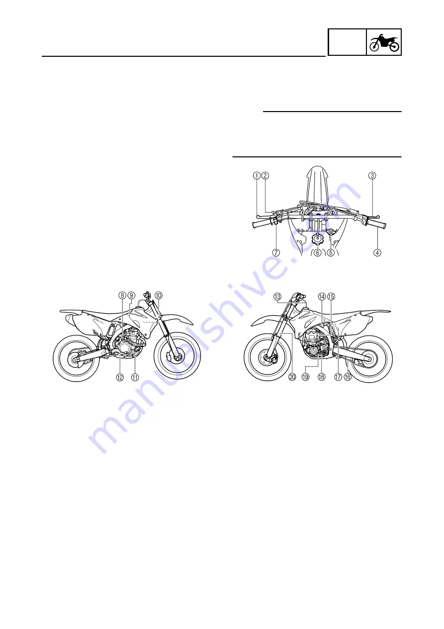 Yamaha YZ250F Owner'S Service Manual Download Page 26