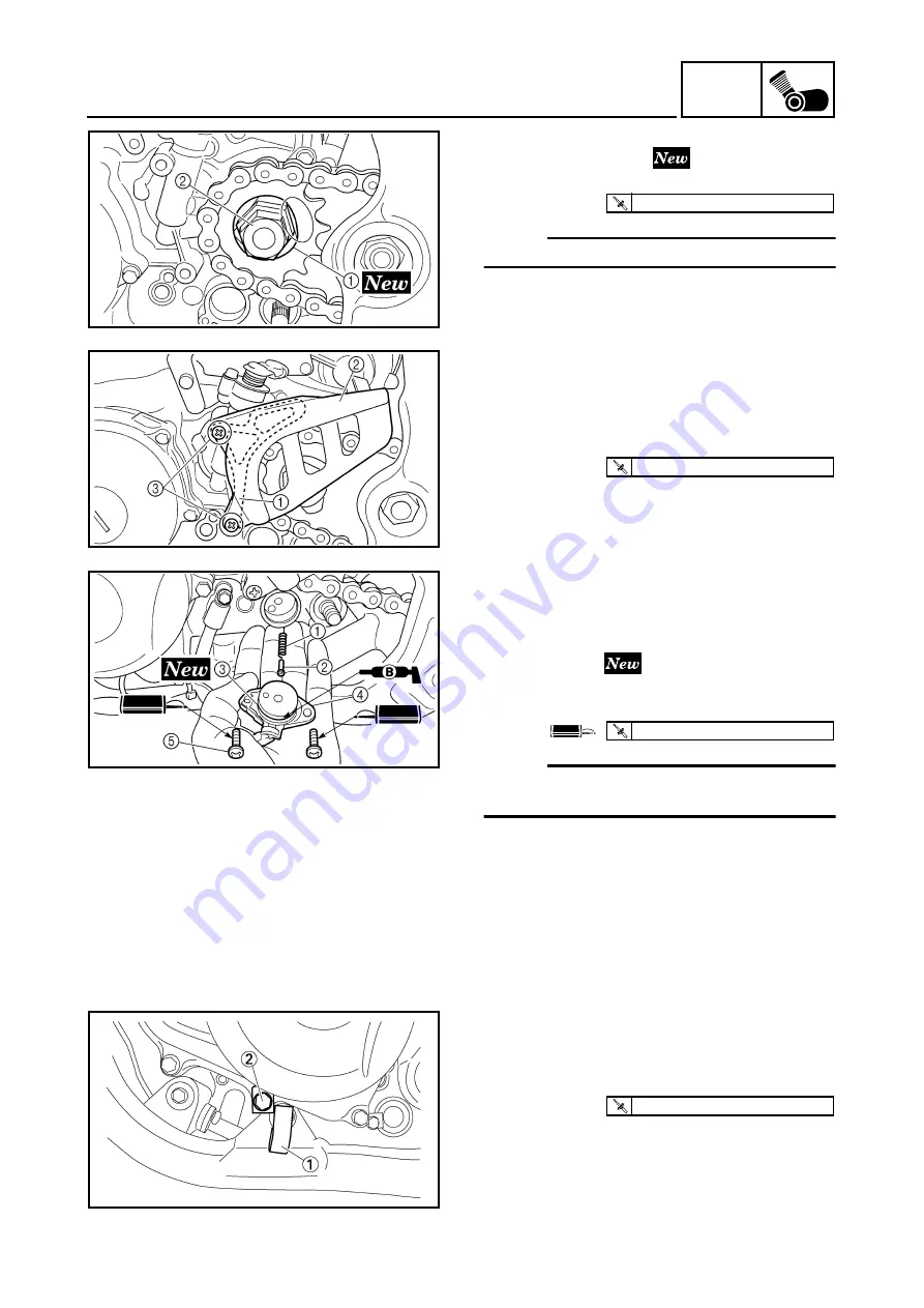 Yamaha YZ250F Owner'S Service Manual Download Page 436