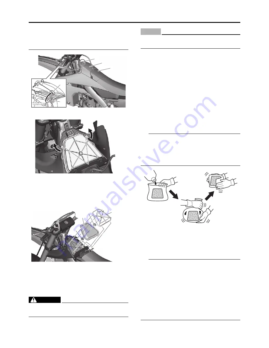 Yamaha YZ250FX 2022 Owner'S Service Manual Download Page 92